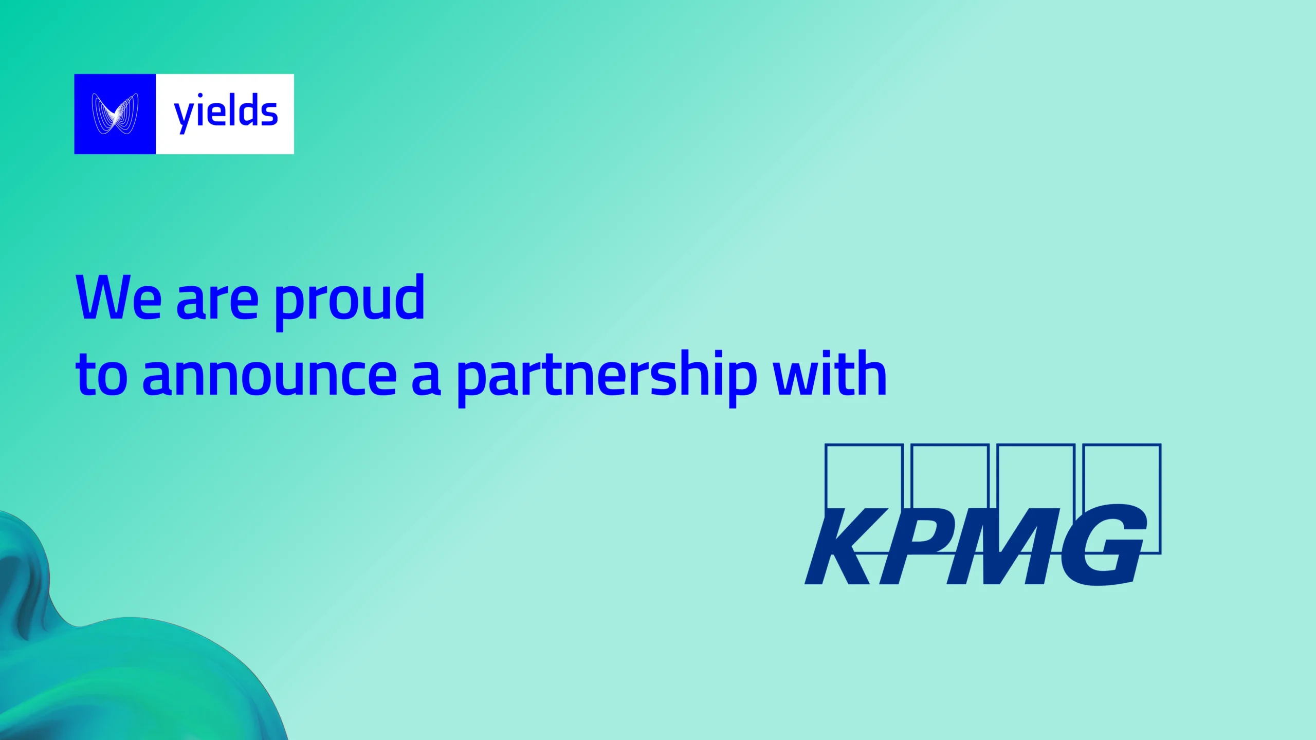 KPMG and Yields announce Strategic Partnership